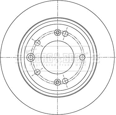 Borg & Beck BBD5450 - Гальмівний диск avtolavka.club