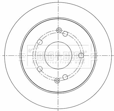 Borg & Beck BBD5452 - Гальмівний диск avtolavka.club