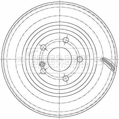 Borg & Beck BBD5468 - Гальмівний диск avtolavka.club