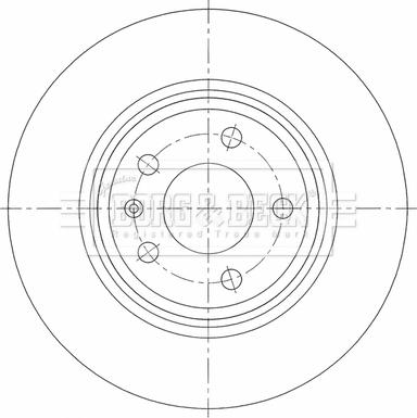 Borg & Beck BBD5462 - Гальмівний диск avtolavka.club