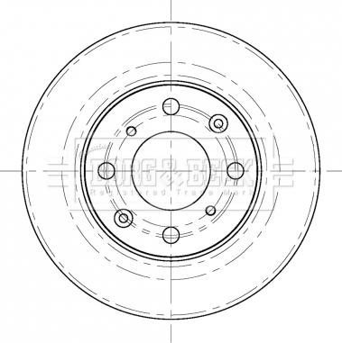 Borg & Beck BBD5415 - Гальмівний диск avtolavka.club