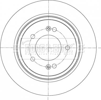 Borg & Beck BBD5418 - Гальмівний диск avtolavka.club
