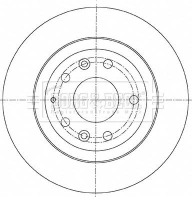 Borg & Beck BBD5488 - Гальмівний диск avtolavka.club