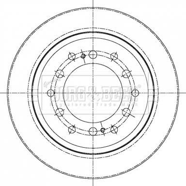 Borg & Beck BBD5427 - Гальмівний диск avtolavka.club