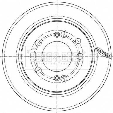 Borg & Beck BBD5474 - Гальмівний диск avtolavka.club