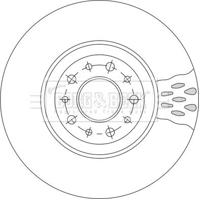 Borg & Beck BBD5554 - Гальмівний диск avtolavka.club