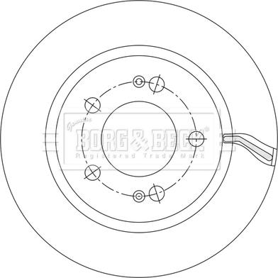 Borg & Beck BBD5584 - Гальмівний диск avtolavka.club