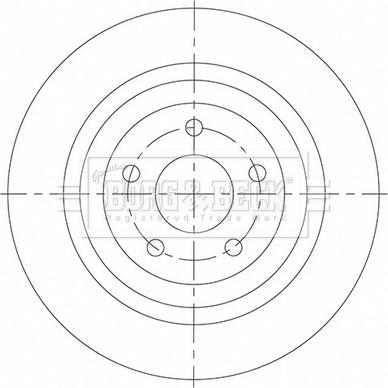 Borg & Beck BBD5539 - Гальмівний диск avtolavka.club