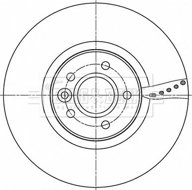 Borg & Beck BBD5533 - Гальмівний диск avtolavka.club