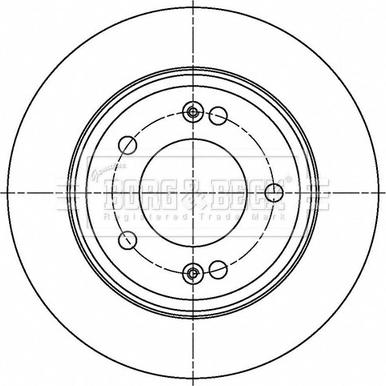 Borg & Beck BBD5521 - Гальмівний диск avtolavka.club