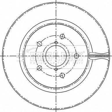 Borg & Beck BBD5522 - Гальмівний диск avtolavka.club