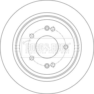 Borg & Beck BBD5615 - Гальмівний диск avtolavka.club