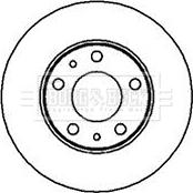 Borg & Beck BBD5093 - Гальмівний диск avtolavka.club