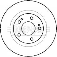 Borg & Beck BBD5008 - Гальмівний диск avtolavka.club