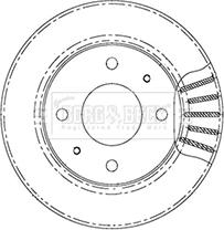 Borg & Beck BBD5007 - Гальмівний диск avtolavka.club