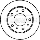 Borg & Beck BBD5032 - Гальмівний диск avtolavka.club