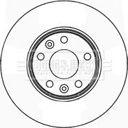 Borg & Beck BBD5163 - Гальмівний диск avtolavka.club