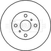 Borg & Beck BBD5104 - Гальмівний диск avtolavka.club