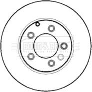 Borg & Beck BBD5131 - Гальмівний диск avtolavka.club