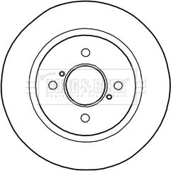 Borg & Beck BBD5171 - Гальмівний диск avtolavka.club