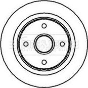 Borg & Beck BBD5862S - Гальмівний диск avtolavka.club