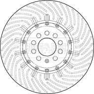 BENDIX 521155 - Гальмівний диск avtolavka.club