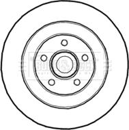 Borg & Beck BBD5839S - Гальмівний диск avtolavka.club