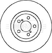 BENDIX 561724 - Гальмівний диск avtolavka.club