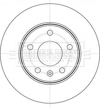 Borg & Beck BBD5399 - Гальмівний диск avtolavka.club