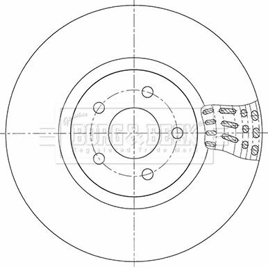 Borg & Beck BBD5348 - Гальмівний диск avtolavka.club