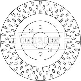 Borg & Beck BBD5354 - Гальмівний диск avtolavka.club