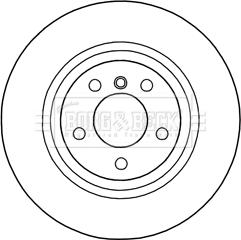 Borg & Beck BBD5300 - Гальмівний диск avtolavka.club