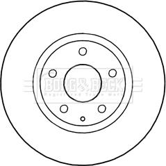 Borg & Beck BBD5302 - Гальмівний диск avtolavka.club