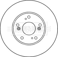 Borg & Beck BBD5319 - Гальмівний диск avtolavka.club