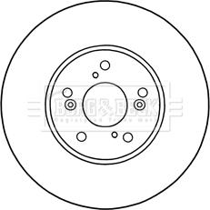 Borg & Beck BBD5311 - Гальмівний диск avtolavka.club