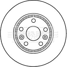 Borg & Beck BBD5323 - Гальмівний диск avtolavka.club