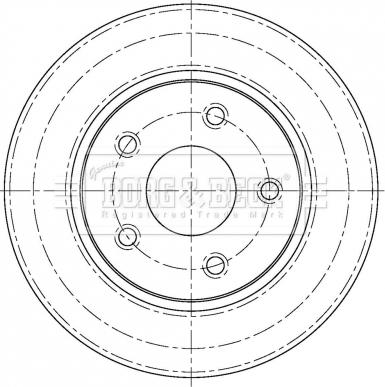 Borg & Beck BBD5374 - Гальмівний диск avtolavka.club