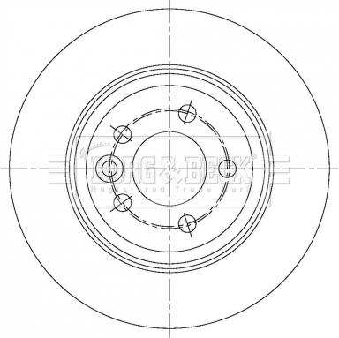 Borg & Beck BBD5377 - Гальмівний диск avtolavka.club