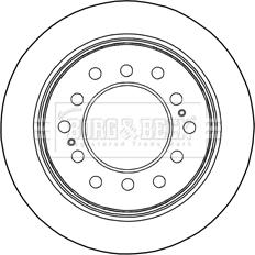 Borg & Beck BBD5297 - Гальмівний диск avtolavka.club