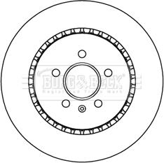 Borg & Beck BBD5246 - Гальмівний диск avtolavka.club