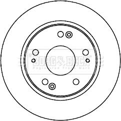 Borg & Beck BBD5202 - Гальмівний диск avtolavka.club