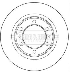 Borg & Beck BBD5289 - Гальмівний диск avtolavka.club