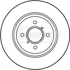 Borg & Beck BBD5280 - Гальмівний диск avtolavka.club