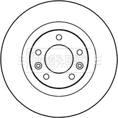 Borg & Beck BBD5235 - Гальмівний диск avtolavka.club