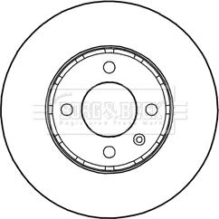 Borg & Beck BBD5236 - Гальмівний диск avtolavka.club