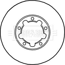 Borg & Beck BBD5232 - Гальмівний диск avtolavka.club