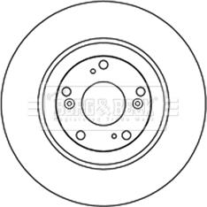 Borg & Beck BBD5222 - Гальмівний диск avtolavka.club