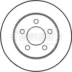 Borg & Beck BBD5227 - Гальмівний диск avtolavka.club