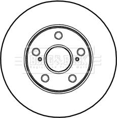 Japanparts JDI2037 - Гальмівний диск avtolavka.club