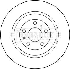 Borg & Beck BBD5274 - Гальмівний диск avtolavka.club